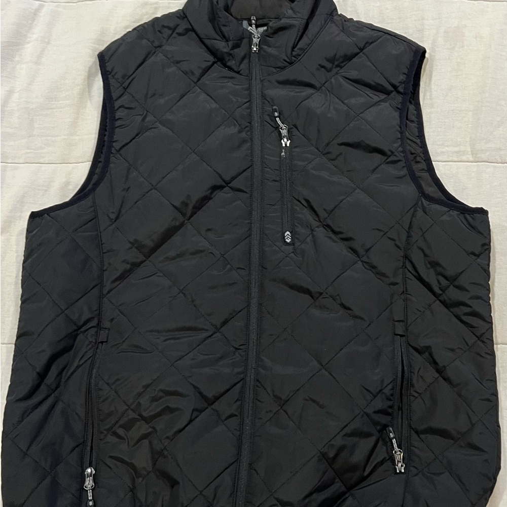 Free Country Black Quilted Vest
